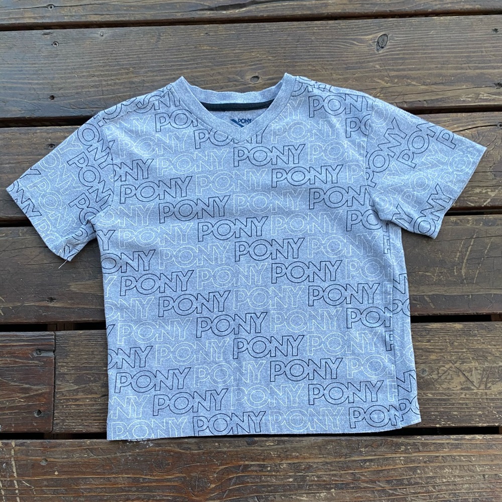 Pony logo crop tee